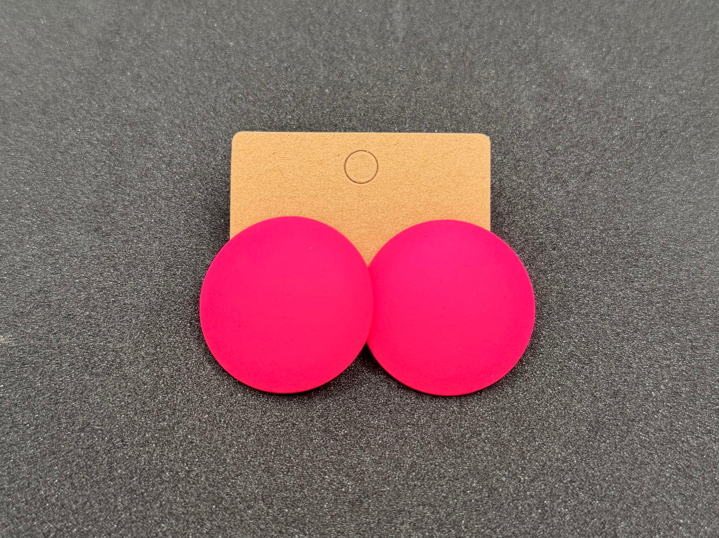 Mini Button Earrings