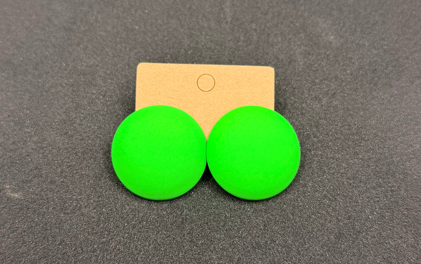 Mini Button Earrings